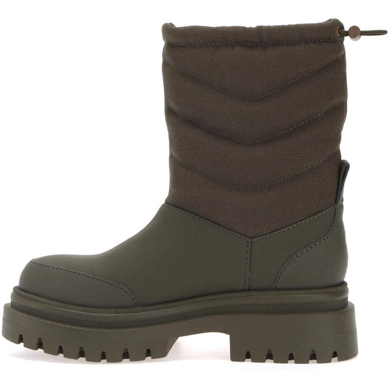 Rocket Dog Dita Stivali Da Donna In Tessuto Color Verde Oliva
