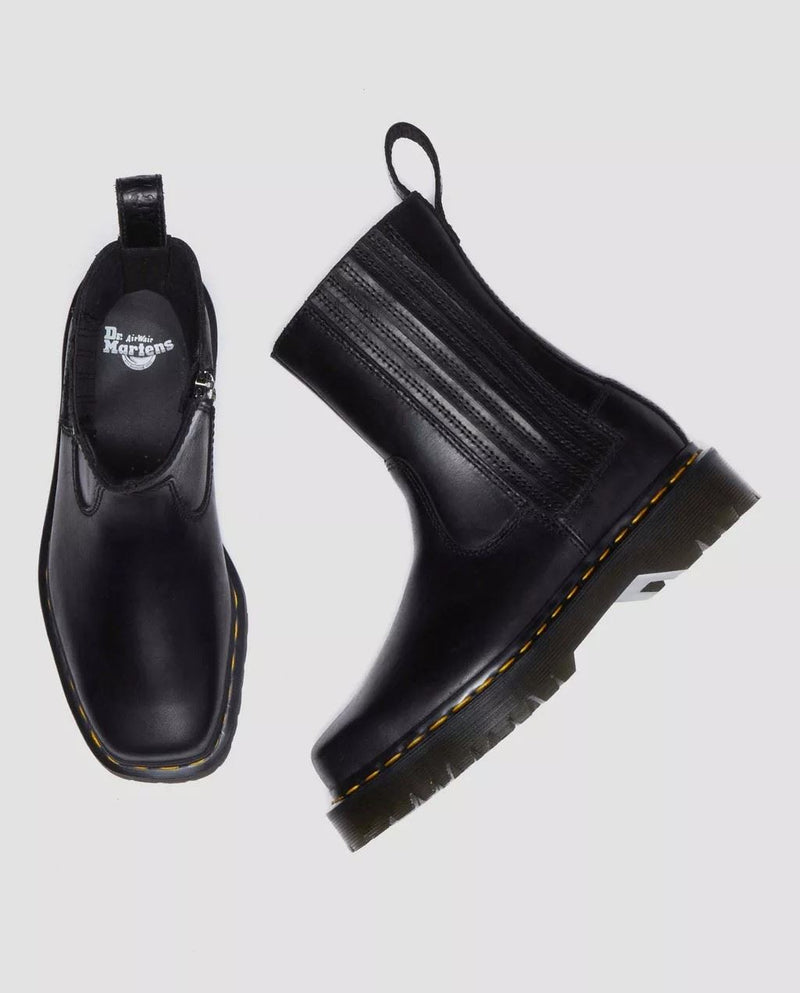 Dr. Martens Amaayah Lo Stivali Da Donna In Pelle Nera