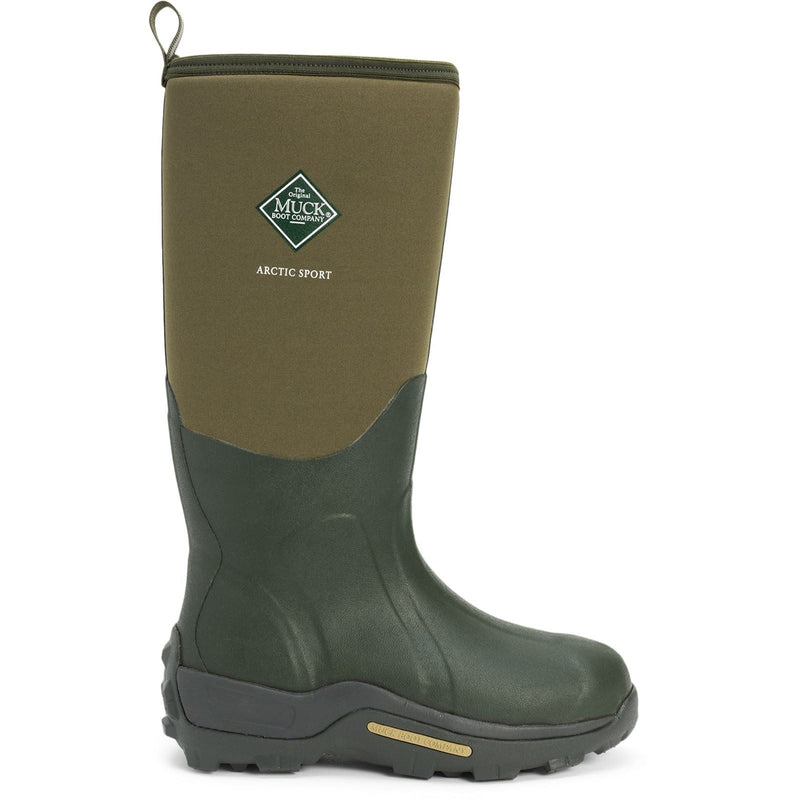 Muck Boots Arctic Sport Stivali Di Gomma Wellington Con Fodera In Lana Muschiata