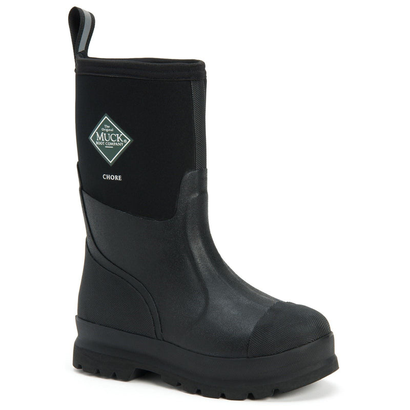 Muck Boots Chore Classic Mid Stivali Di Gomma Neri