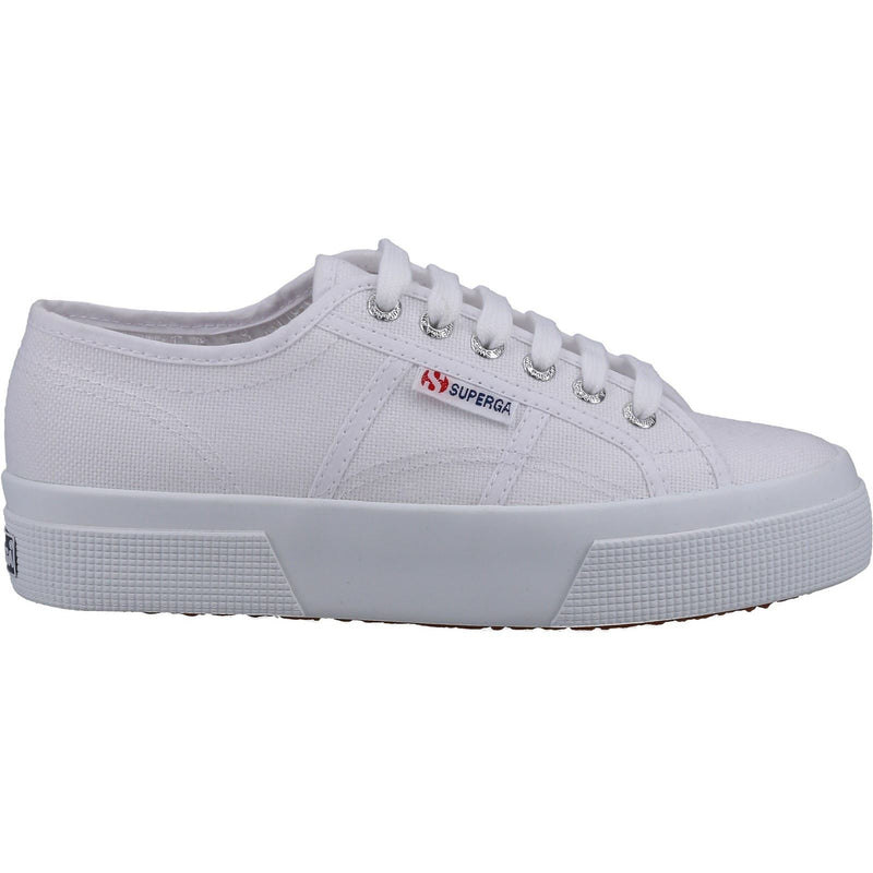 Superga 2740 Platform Sneakers Da Donna In Cotone Bianco
