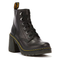 Dr. Martens Stivali Neri In Pelle Jesy Da Donna