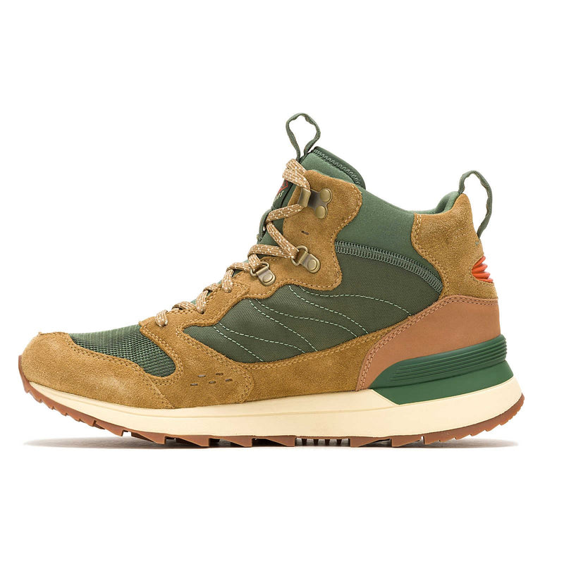 Merrell Alpine 83 Recraft Mid Sneakers Verdi In Camoscio Da Uomo