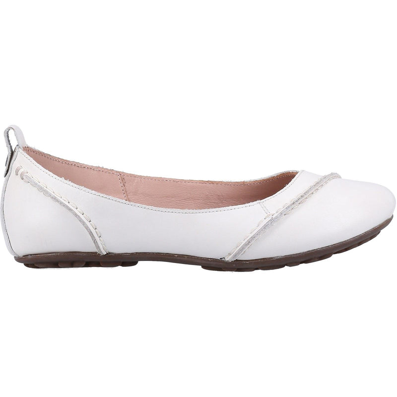 Hush Puppies Janessa Ballerine Bianche In Pelle Da Donna