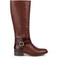 Geox D Felicity Stivali Da Donna Marroni In Pelle