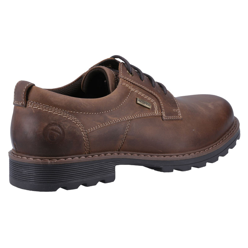 Cotswold Tadwick Scarpe Da Uomo Color Tan Scuro Con Lacci