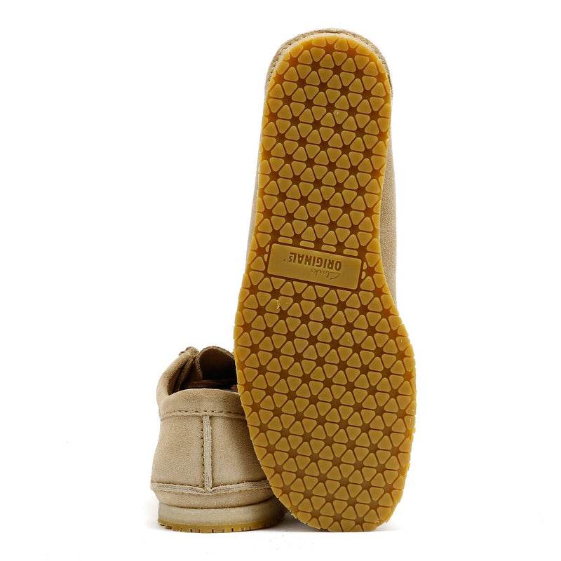 Clarks Originals Godney Lace Scarpe Stringate Beige In Camoscio Da Uomo