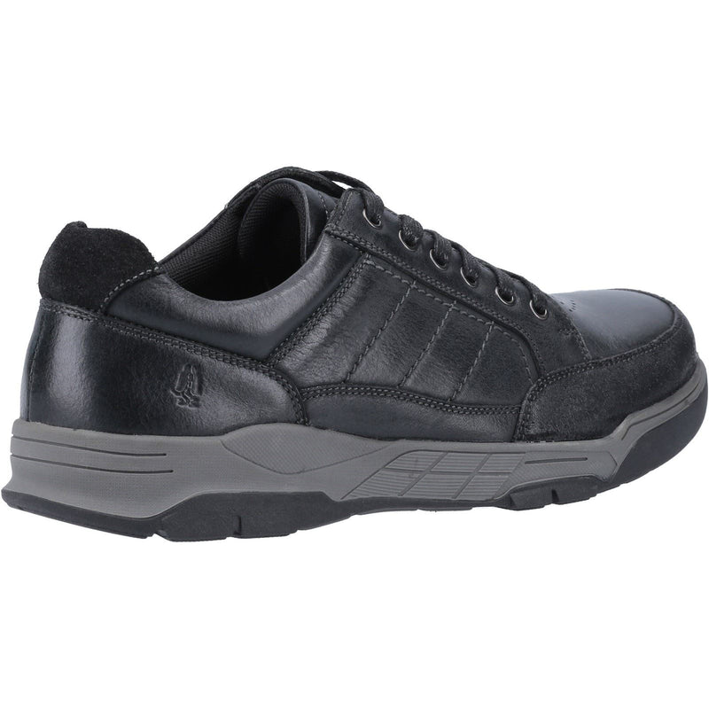Hush Puppies Finley Scarpe Stringate In Pelle Da Uomo Nere