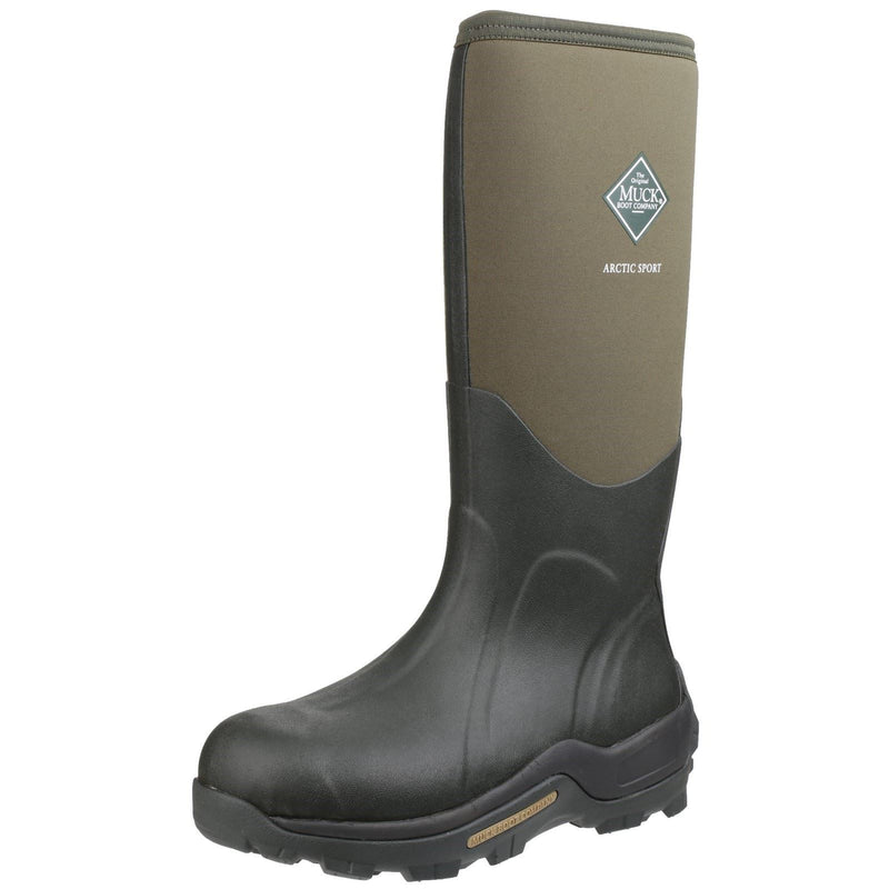 Muck Boots Arctic Sport Stivali Di Gomma Wellington Con Fodera In Lana Muschiata