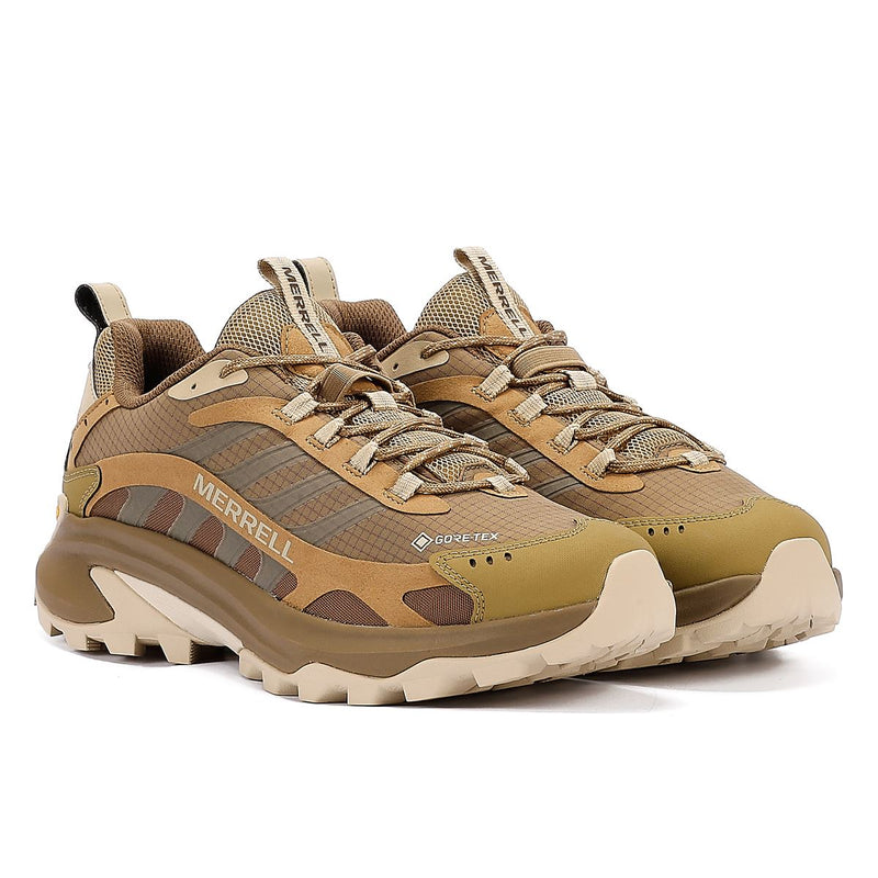 Merrell Moab Speed 2 Gore-Tex Sneakers Da Uomo Con Pelliccia Di Coyote