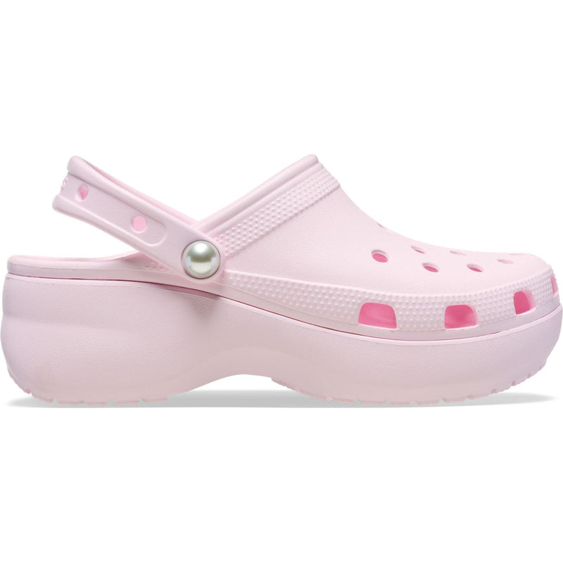 Crocs Classic Platform Ciabatte Rosa In Materiali Termoplastici Da Donna