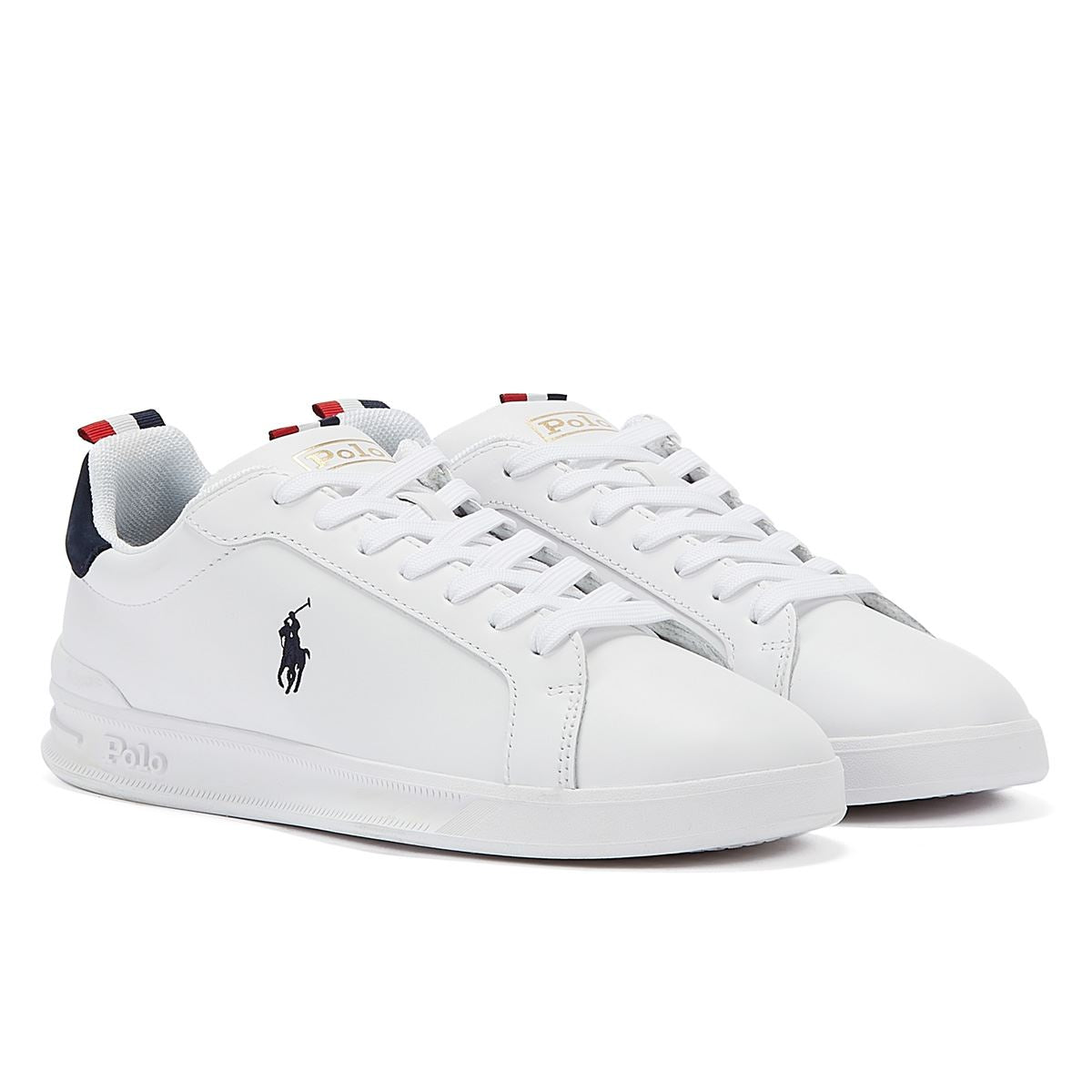 Ralph Lauren Sneakers Basse Hrt Ct Ii Bianche