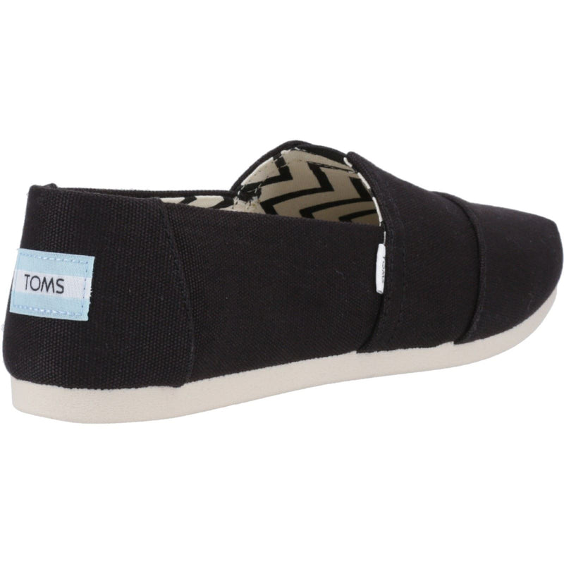 TOMS Alpargata Espadrillas Nere Da Donna In 100% Cotone