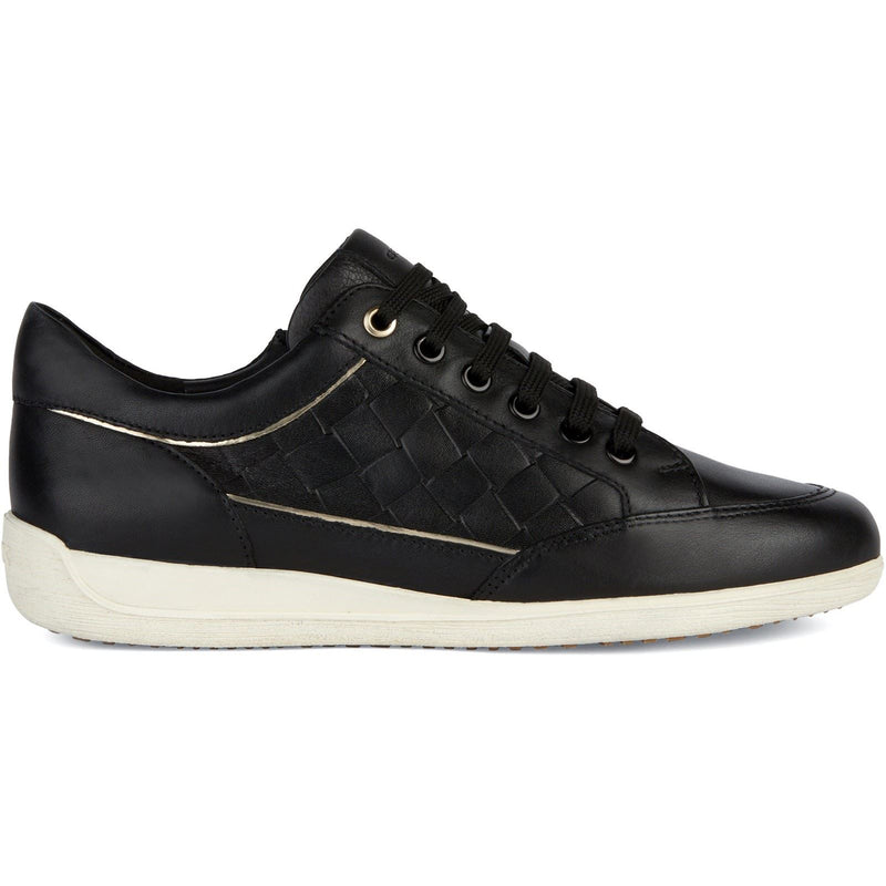 Geox D MYRIA Sneakers Nere Da Donna In Ecopelle
