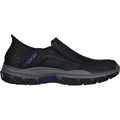 Skechers Respected Elgin Scarpe Da Mocassino Nere In Pelle Da Uomo