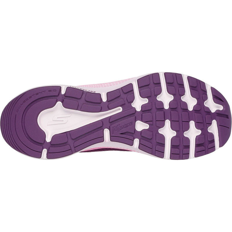 Skechers Go Run Consistent 2.0 Fast Pace Sneakers Da Donna Color Prugna