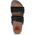 Rocket Dog Aruba Raffia Sandali Neri Da Donna In Tessuto