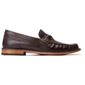 Base London Madison Scarpe Da Uomo In Pelle Color Cuoio Bruciato