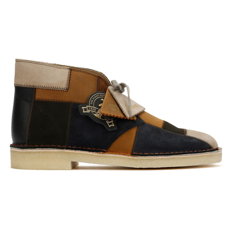Clarks Originals Desert Patch Stivali Marroni In Camoscio Da Uomo