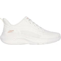 Skechers BOBS Sport Squad Waves Just Wading Sneakers Bianche Sintetiche Da Donna