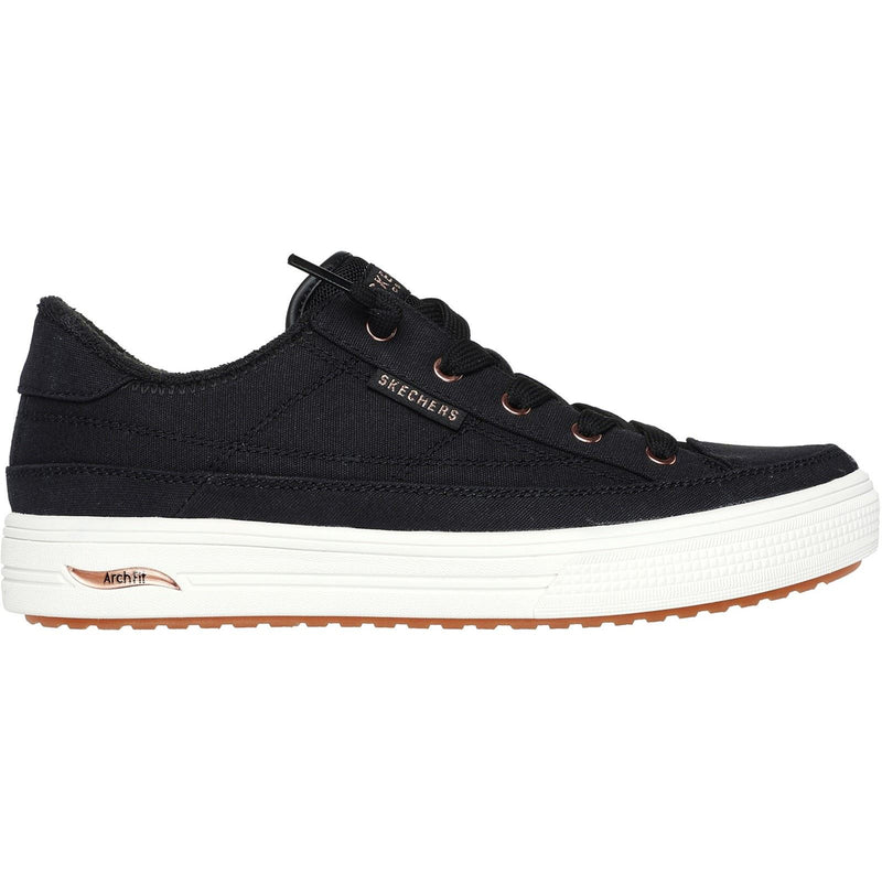 Skechers Arch Fit Arcade Meet Ya There Sneakers Nere Da Donna In Cotone
