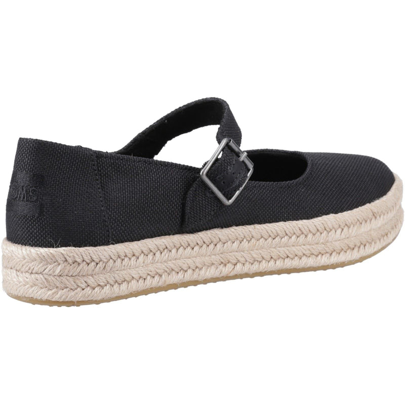 TOMS Carolina Mary Jane Espadrillas Nere Da Donna In Sintetico