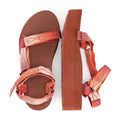 Teva Flatform Universal Sandali Rossi Da Donna