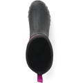 Muck Boots Arctic Sport Mid Stivali Da Pioggia Neri/Magenta In Gomma