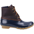 Sperry Saltwater Duck Stivali Di Gomma Color Cuoio/Marina In Ecopelle