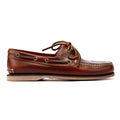 Timberland Classic 2 Eye Scarpe In Pelle Marrone Con Lacci Da Uomo