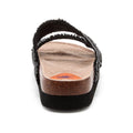 Rocket Dog Aruba Raffia Sandali Neri Da Donna In Tessuto