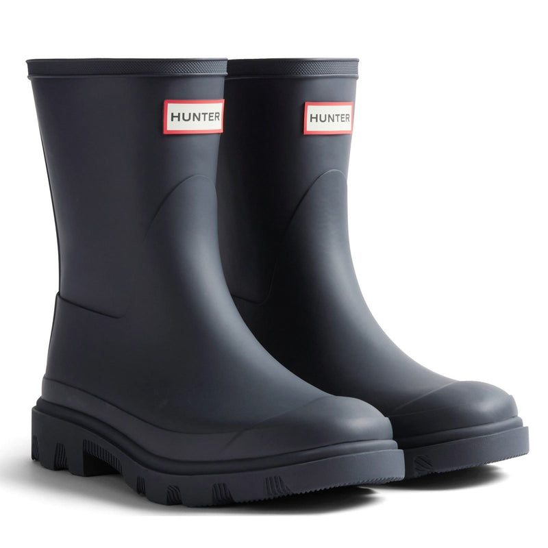 Hunter Downpour Short Boot Stivali Di Gomma Da Donna Blu Navy
