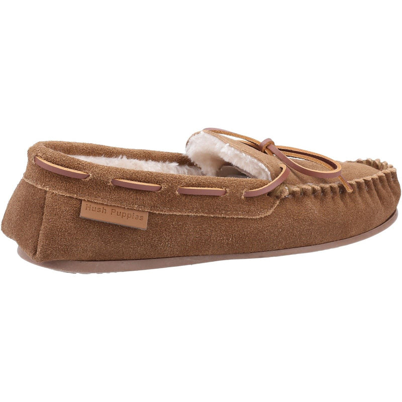 Hush Puppies Allie Pantofole Da Donna In Camoscio Color Tan