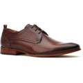 Base London Gambino Excel Scarpe Stringate In Pelle Marrone Bruciata Da Uomo