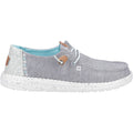 HEYDUDE Wendy Heathered Slub Tropical Mocassini Grigi Da Donna