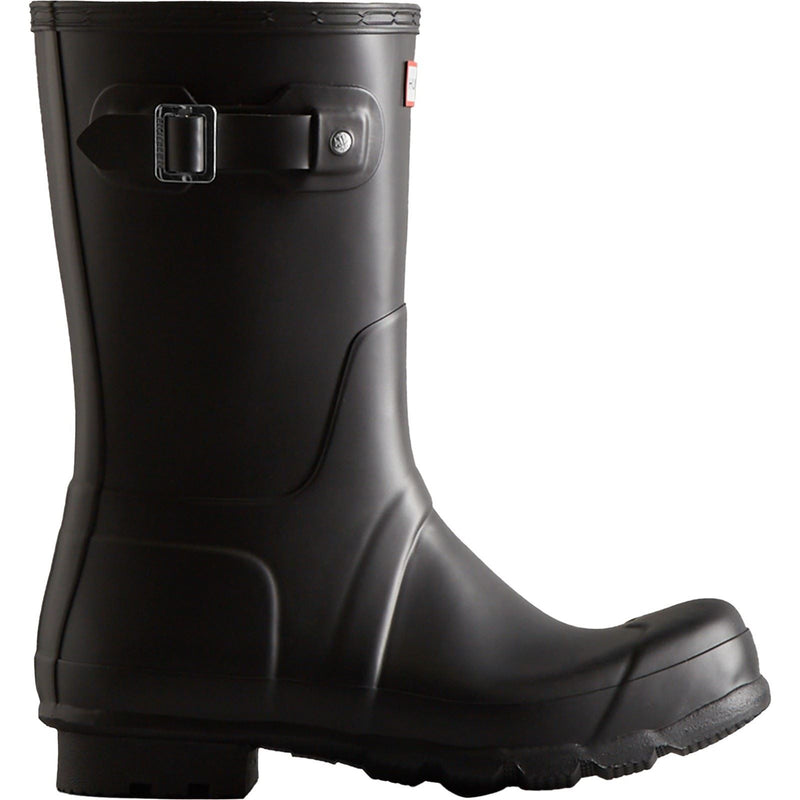 Hunter Original Short Wellington Boots Stivali Di Gomma Neri Da Uomo.