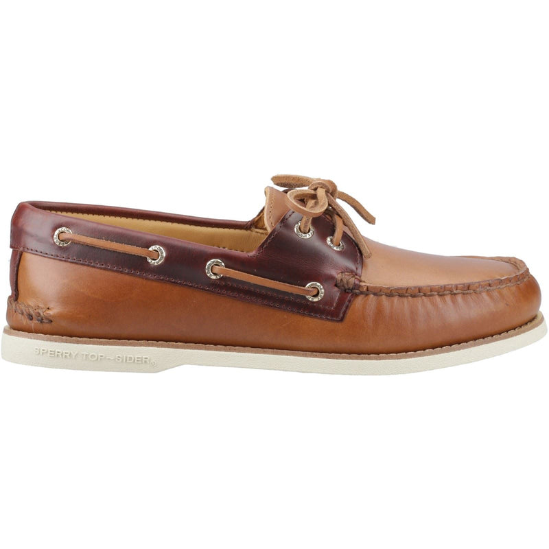 Sperry Authentic Gold Cup Scarpe Da Barca In Pelle Marrone Per Uomo