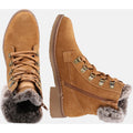 Hush Puppies Florence Stivali In Pelle Da Donna Color Cammello.