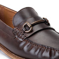 Base London Madison Scarpe Da Uomo In Pelle Color Cuoio Bruciato