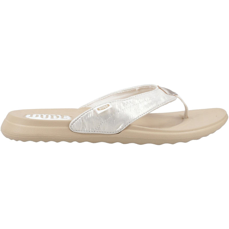 HEYDUDE Christi Flip Classic Sandalie Dorate Da Donna