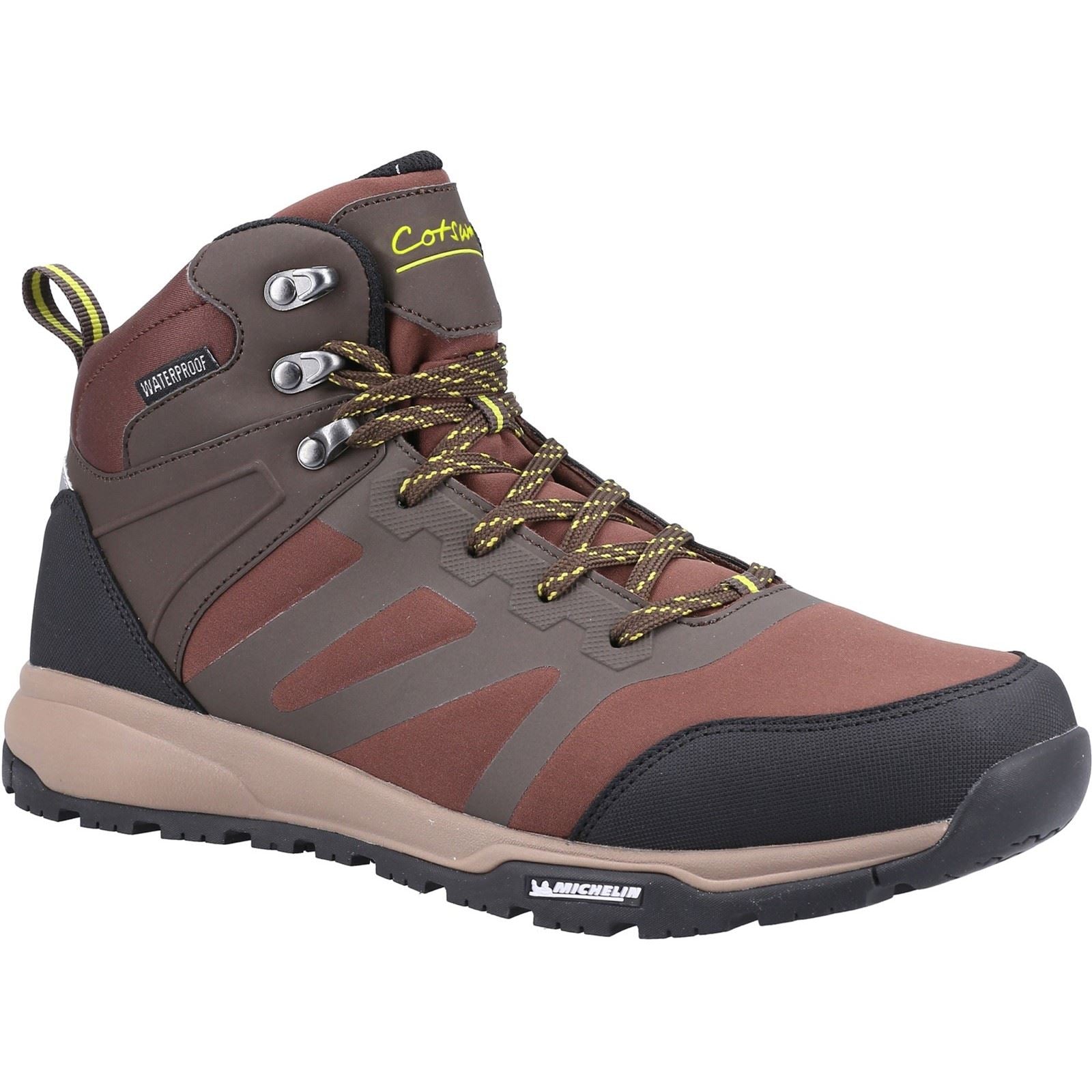 Cotswold Kingham Mid Stivali Da Trekking Marroni Da Uomo