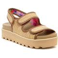 Rocket Dog Balmy Raffia Sandali Naturali Da Donna In Tessuto