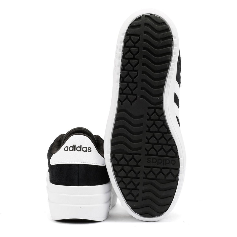 Adidas VL Court Bold Scarpe Da Ginnastica Nere In Pelle Da Donna