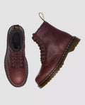 Dr. Martens 1460 WL Grizzly Stivali Rossi In Pelle