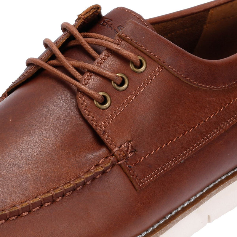 Ben Sherman Soho Scarpe Stringate Marroni In Camoscio Da Uomo