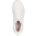 Skechers BOBS Sport Squad Waves Just Wading Sneakers Bianche Sintetiche Da Donna