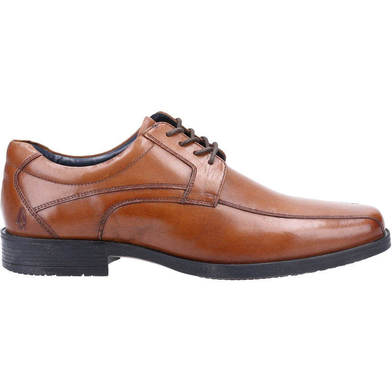 Hush Puppies Brandon Scarpe In Pelle Da Uomo Color Cuoio Con Lacci.