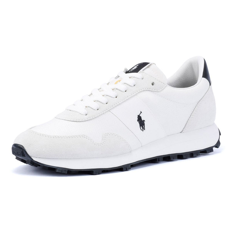 Ralph Lauren Trail 125 Sneakers Bianche Da Uomo In Pelle