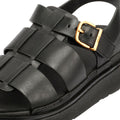 FitFlop GEN-FF Fisherman Sandali Neri In Pelle Da Donna