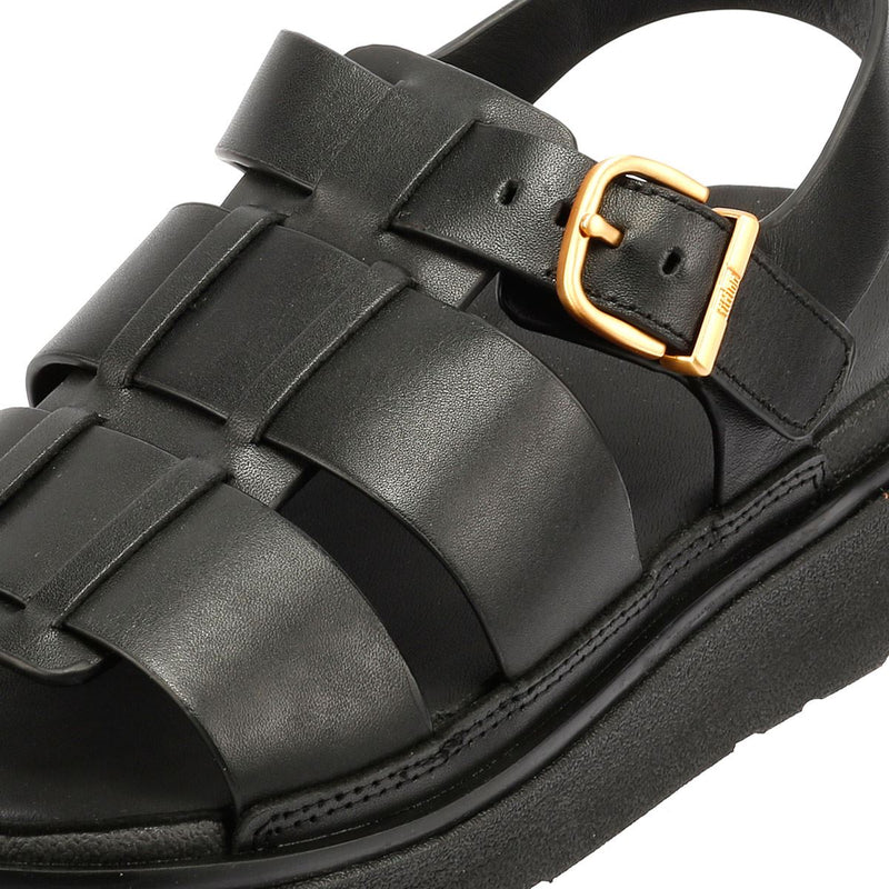 FitFlop GEN-FF Fisherman Sandali Neri In Pelle Da Donna